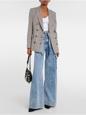 Veronica Beard Belisa high-rise cargo jeans